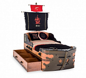 Купить Кровать-корабль Cilek Pirate, 90х195 см по низкой цене