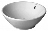 Купить Раковина Duravit Bacino накладная на столешницу, круглая, керамика, белый 0325420000 по низкой цене