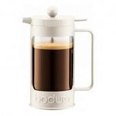 Купить Френч-пресс Bodum Bean белый, 0,35 л по низкой цене