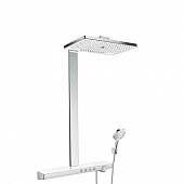 Купить Стойка Hansgrohe Rainmaker Select 3jet Showerpipe EcoSmart 27029400 душевая по низкой цене