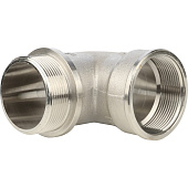 Купить Угольник Stout с упором SFT-0016-000002 2 дюйма никелированный с внутренней и наружной резьбой по низкой цене