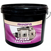 Купить Краска Аккорд ВДАК фасадная белая 45 кг по низкой цене