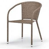Купить Кресло Афина-Гарден плетеное из искусственного ротанга Y137C-W56 Light brown по низкой цене