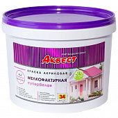 Купить Краска Аквест-34 акриловая мелкофактурная супербелая 9 кг по низкой цене