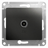 Купить Розетка Schneider Electric Glossa GSL000793 TV одноместный антрацит по низкой цене
