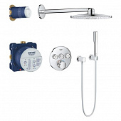 Купить Комплект Grohe Grohtherm SmartControl Perfect 34705000 душевой с термостатом по низкой цене