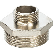 Купить Ниппель Stout переходной SFT-0004-000021 2х1 дюйм никелированный с наружной резьбой по низкой цене