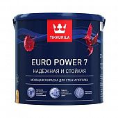 Купить Краска Tikkurila Еuro Power-7 основа C 9 л по низкой цене