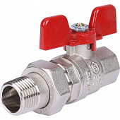 Купить Кран Stout шаровой SVB-1007-000015 полнопроходной латунный американка по низкой цене