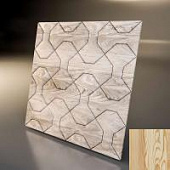 Купить Стеновая 3D панель Relieffo Ganteli (Лиственница) Д045ЛС 600х600х30 мм по низкой цене