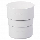 Купить Соединитель трубы Docke ПВХ Premium D120/85 мм RAL 9003 Пломбир по низкой цене