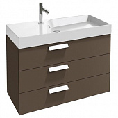 Купить Тумба Jacob Delafon Rythmik EB1310-G80 под раковину светло-коричневый лак 995х450х634 мм по низкой цене
