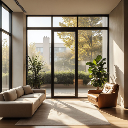 Купить Панорамная раздвижная система из алюминия по низкой цене