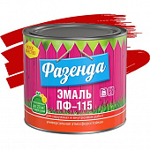 Купить Эмаль Ленинградские краски ПФ-115 Фазенда красная 1,9 кг по низкой цене