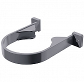 Купить Хомут трубы Технониколь ПВХ D125/82 мм серый по низкой цене