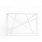 Купить Консоль Intelligent Design Wilson line white матовое стекло по низкой цене