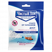 Купить Дуст дезар от тараканов, блох, клопов, муравьёв 50 г Чистый Дом по низкой цене