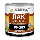 Купить Лак Лакра алкидный ПФ-283 глянцевый 2,4 кг по низкой цене