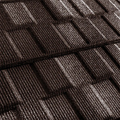 Купить Черепица Metrotile Metroviksen композитная коричневая по низкой цене