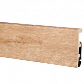 Деревянный, металлический, пластиковый напольный плинтус.