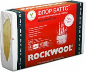 Купить Плиты Rockwool Флор Баттс, 600х25х1000 мм, 4,8 м2=0,12 м3, 8 шт по низкой цене
