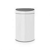 Купить Бак Brabantia Touch Bin New мусорный, белый, 40 л по низкой цене