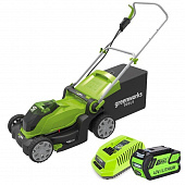 Купить Газонокосилка Greenworks G40LM40K4 аккумуляторная по низкой цене