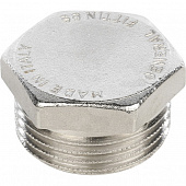Купить Заглушка Stout SFT-0025-000038 3/8 дюйма никелированная с наружной резьбой по низкой цене