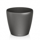 Купить Кашпо Lechuza Classico charcoal metallic 35x33 см по низкой цене