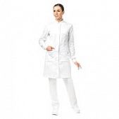Купить Халат MEDSUIT Альбина женский медицинский, р-р 88, рост 170-176 см по низкой цене