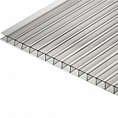 Купить Поликарбонат Юг-Ойл-Пласт Ug Standart сотовый прозрачный 8 мм 2,1х6 м по низкой цене