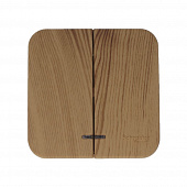 Купить Выключатель двухклавишный Schneider Electric Бланка с подсветкой ясень по низкой цене