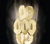 Купить Светильник MM Lampadari Gold настенный 6879/A3 по низкой цене