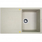 Купить Мойка Zigmund & Shtain Rechteck 775 кухонная гранитная Речной песок по низкой цене