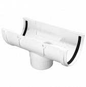 Купить Воронка желоба Docke ПВХ Premium D120/85 мм RAL 9003 Пломбир по низкой цене