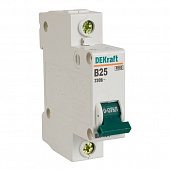 Купить Автоматический выключатель DEKraft ВА-101 1п В 25А 4.5кА по низкой цене