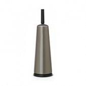 Купить Ершик Brabantia Classic туалетный, с подставкой, платиновый по низкой цене