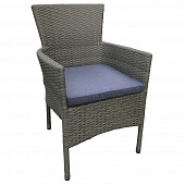 Купить Кресло техноротанг Лаура 62х58х86 см с подушкой по низкой цене