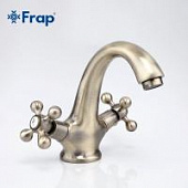 Купить Смеситель FRAP F1019-4 на раковину м/кер бронза по низкой цене