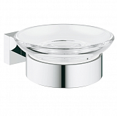 Купить Мыльница Grohe Essentials Cube стеклянная 40754001 по низкой цене