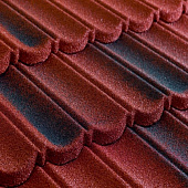 Купить Черепица Metrotile Metrobond композитная красно-черная по низкой цене