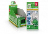 Купить Пластины Mosquitall от комаров, защита для взрослых, 10+2 штуки по низкой цене