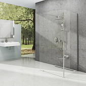 Купить Ограждение Ravak Walk-In Corner душевое Transparent блестящее 2000х1200х900 мм по низкой цене