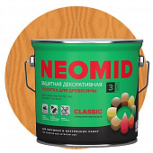 Купить Пропитка Neomid Bio Color Classic для древесины Калужница 2,7 л по низкой цене