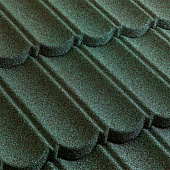 Купить Черепица Metrotile Metrobond композитная зеленая по низкой цене