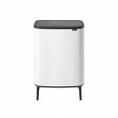 Купить Бак Brabantia Touch Bin Bo Hi мусорный, белый, 2х30 л по низкой цене