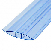 Купить Профиль Юг-Ойл-Пласт для поликарбоната соединительный неразъемный 10 мм синий по низкой цене