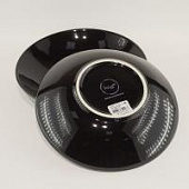 Купить Тарелка Value Ceramic глубокая черная 210 мм по низкой цене