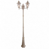 Купить Фонарный столб Elektrostandard Diadema F/3 GLYF-8046F/3 Е27 3х60 Вт белое золото садово-парковый по низкой цене