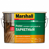 Купить Лак Marshall Protex паркетный полуматовый 9 л по низкой цене